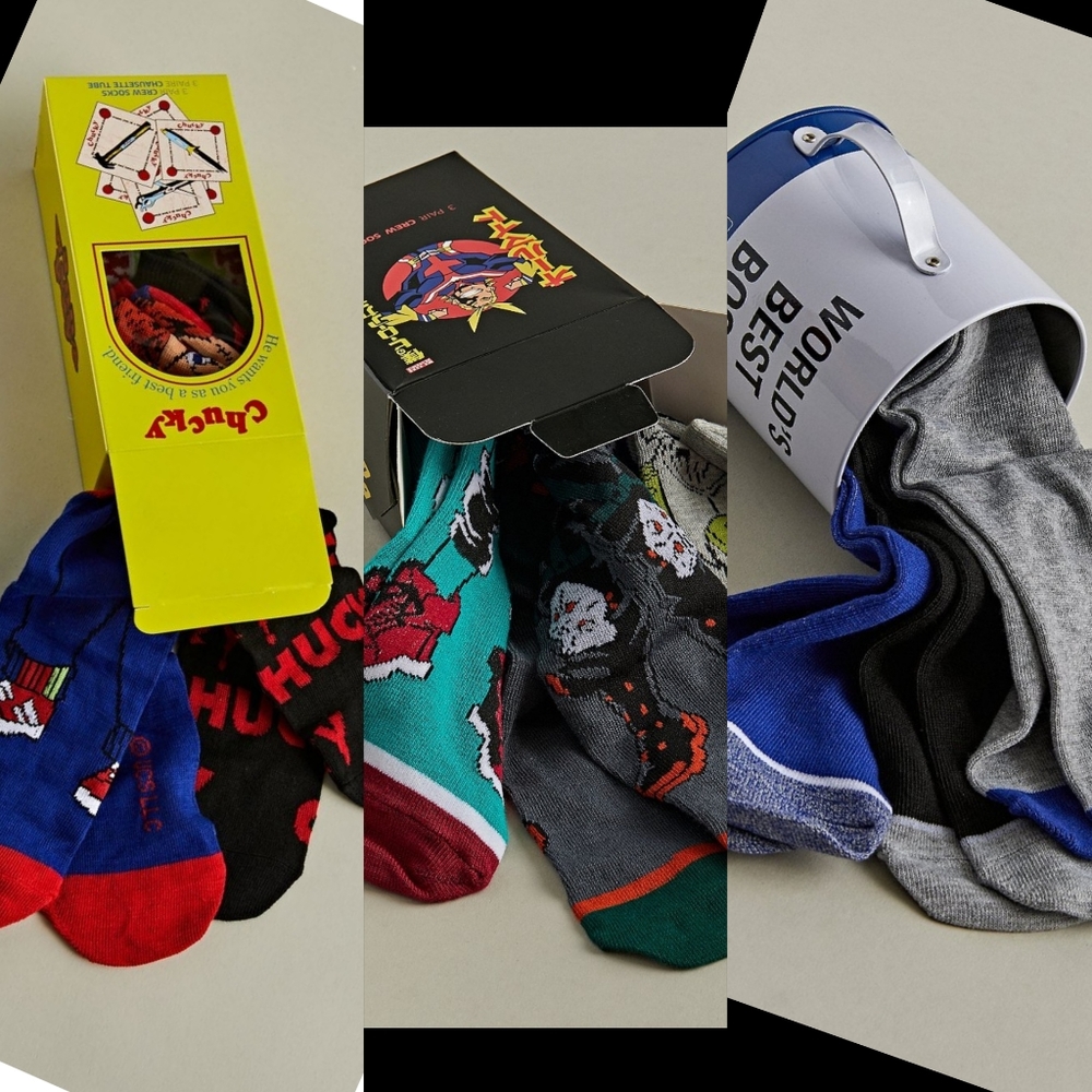 Chucky hero academia the office sock bundle